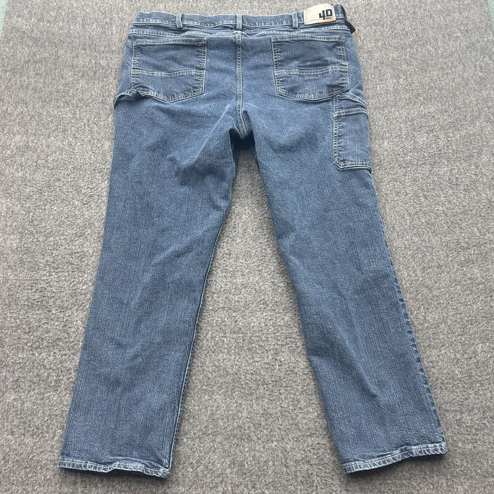 40 Grit by Duluth Trading Slim Fit Carpenter Style‎ Denim Jeans 44x32 Work Wear